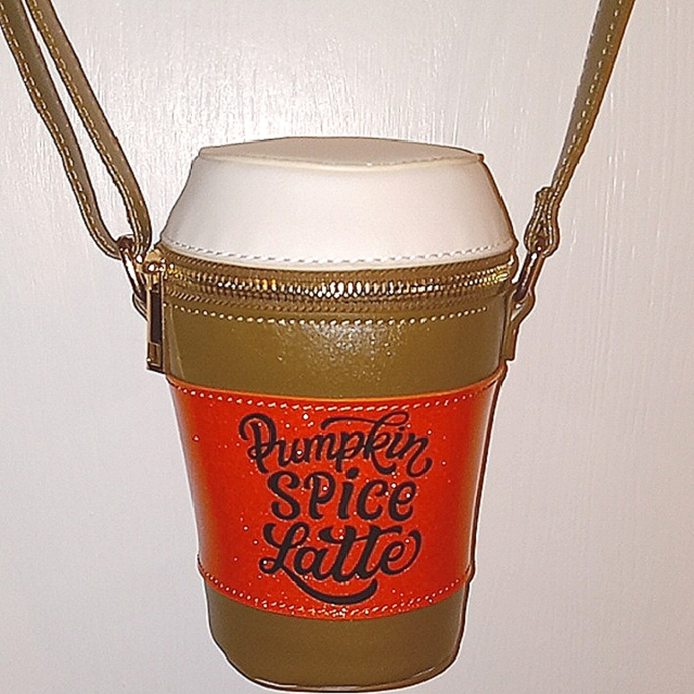 Pumpkin Spice Latte Crossbody Bag NWOTS